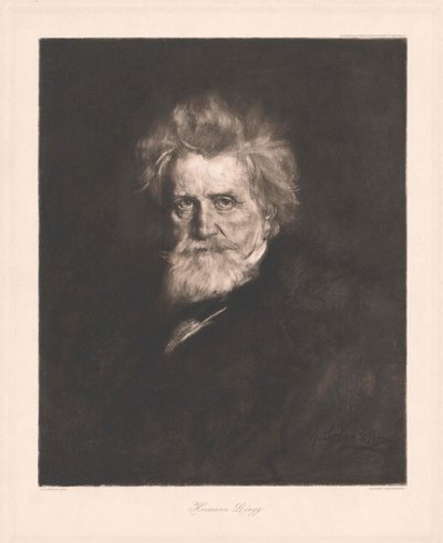 Hermann von Lingg (imprimé) - Artist Unknown