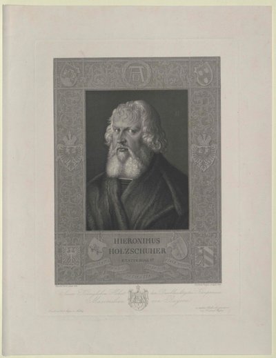 Hieronymus Holzschuher (imprimé) - Artist Unknown