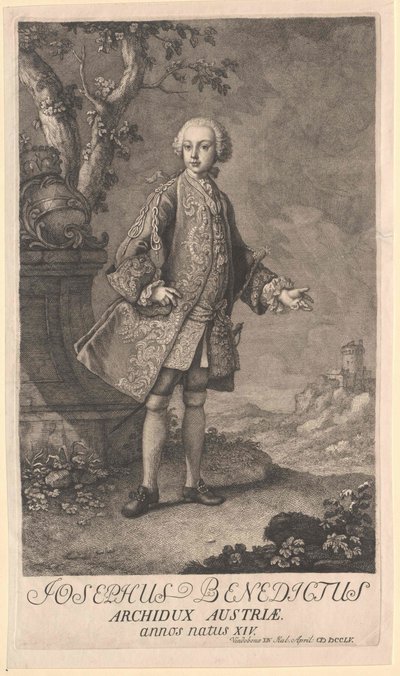 Empereur du Saint Empire romain Joseph II - Artist Unknown