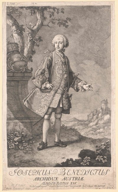 Empereur du Saint Empire romain Joseph II - Artist Unknown