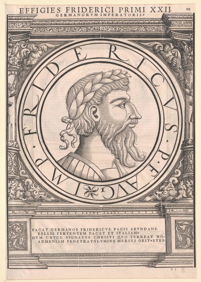 Empereur romain germanique Frédéric I Barberousse - Artist Unknown