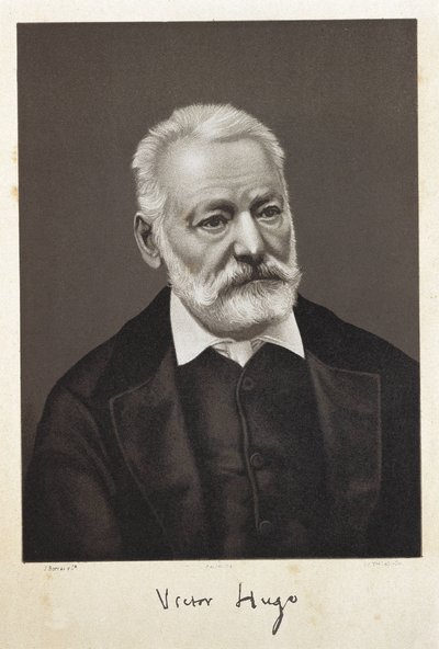 Hugo, Victor (1802-1885). Écrivain romantique français. Lithographie - Artist Unknown