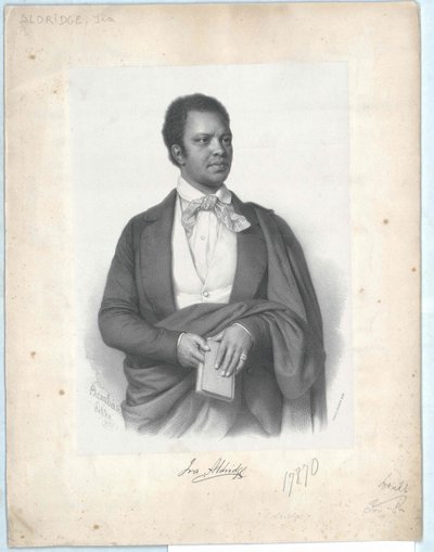 Ira Frederick Aldridge - Artist Unknown