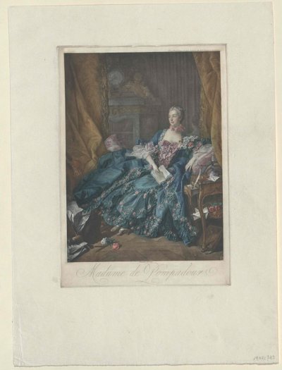 Jeanne Antoinette Poisson Pompadour - Artist Unknown
