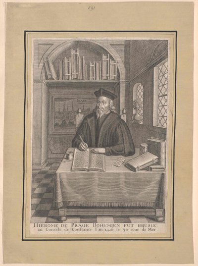 Jérôme de Prague, - Artist Unknown