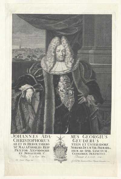 Johann Adam Georg Christoph Geuder de et vers Heroldsberg - Artist Unknown
