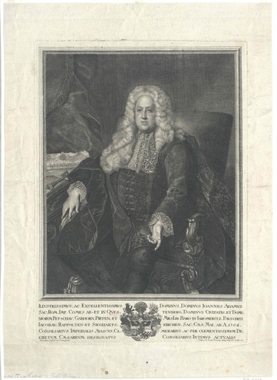 Johann Adam count von Questenberg - Artist Unknown