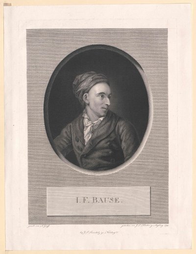 Johann Friedrich Bause - Artist Unknown