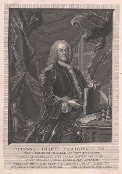 Johann Jakob Mascov - Artist Unknown