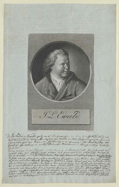 Johann Ludwig Ewald (impression) - Artist Unknown