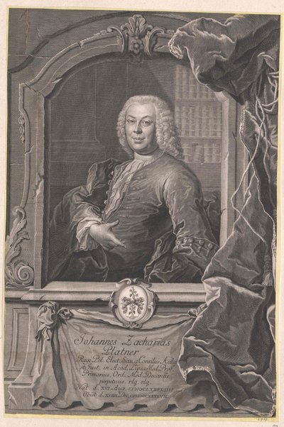 Johann Zachariah Platner - Artist Unknown
