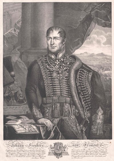 Johann count Frimont von Palota - Artist Unknown