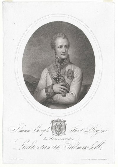 Johann, comte de Liechtenstein - Artist Unknown