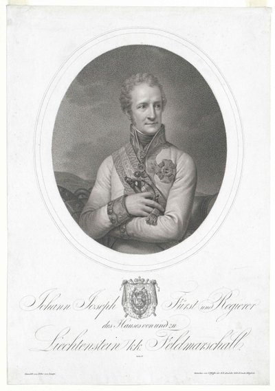 Johann, comte de Liechtenstein - Artist Unknown