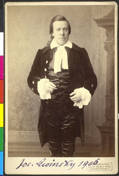 Joseph Lewinsky dans "Pitt und Fox" de Rudolf de Gottschall - Artist Unknown