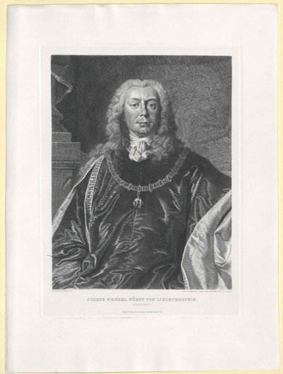 Joseph Wenzel comte de Liechtenstein - Artist Unknown
