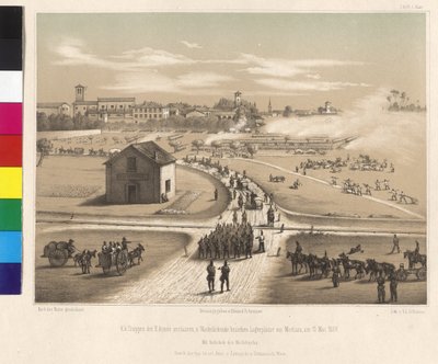 Troupes k. k. de la IIe armée sortant - Artist Unknown