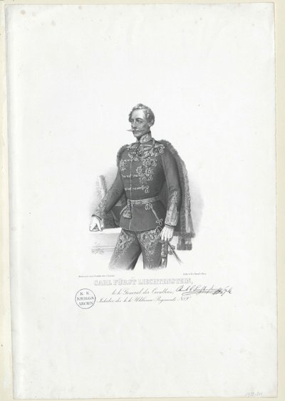 Karl Prince du Liechtenstein - Artist Unknown