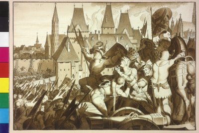 Le roi Maximilien Ier reconquiert Vienne et le château de ses ancêtres - Artist Unknown