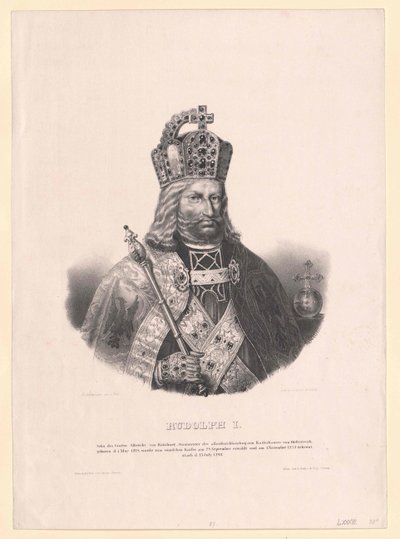 Le roi Rodolphe Ier de Habsbourg - Artist Unknown