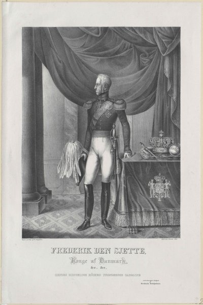 Roi du Danemark Frédéric VI - Artist Unknown