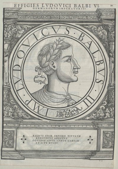 Roi de France Louis II le Bègue - Artist Unknown