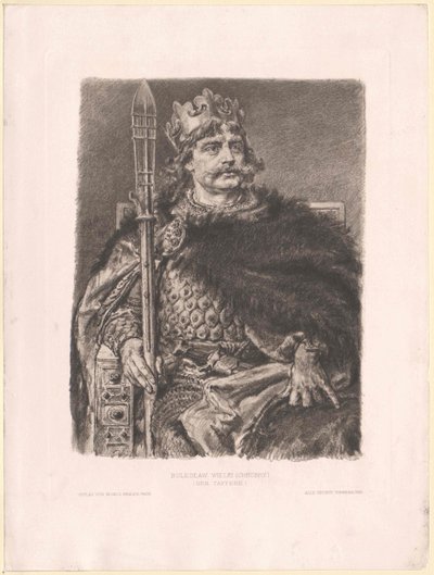 Roi de Pologne Boleslav I - Artist Unknown