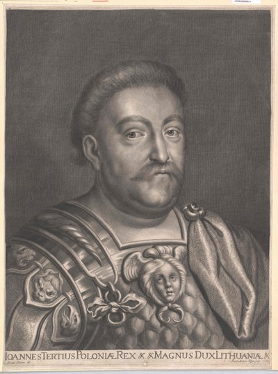 Roi de Pologne Johann III Sobieski (impression) - Artist Unknown