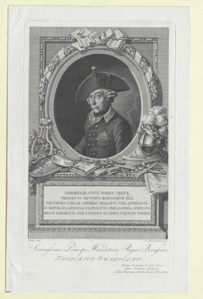Roi de Prusse Frédéric II - Artist Unknown