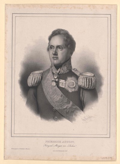 Roi de Saxe Frédéric Auguste II - Artist Unknown