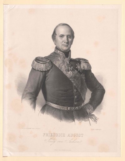 Roi de Saxe Frédéric Auguste II - Artist Unknown
