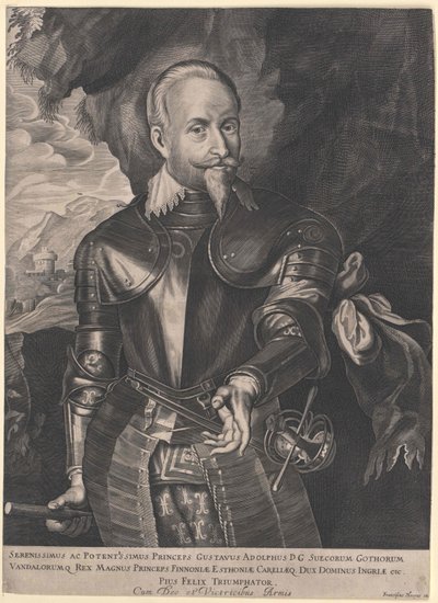 Roi de Suède Gustavus Adolphus de Suède - Artist Unknown
