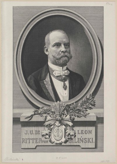 Leon Ritter Bilinski (print) - Artist Unknown