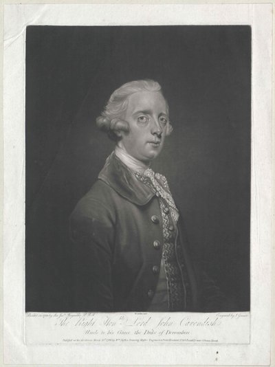 Lord John Cavendish - Artist Unknown