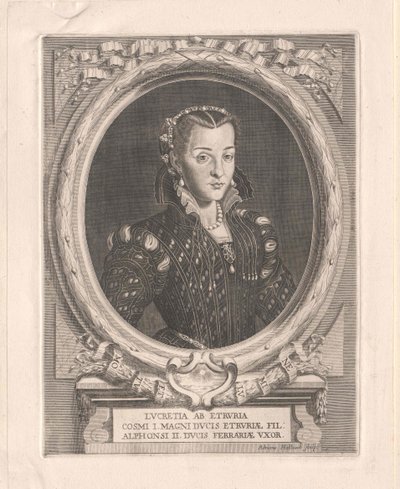 Lucrèce de Médicis, - Artist Unknown