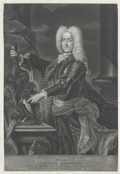 Ludwig Gottfried count Hohenlohe-Waldenburg-Pfedelbach - Artist Unknown