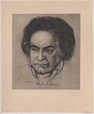 Ludwig van Beethoven - Artist Unknown