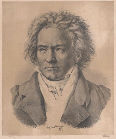 Ludwig van Beethoven (impression) - Artist Unknown