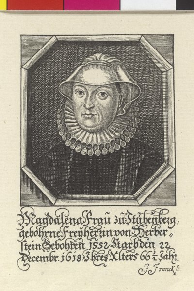 Magdalene baronne Herberstein - Artist Unknown