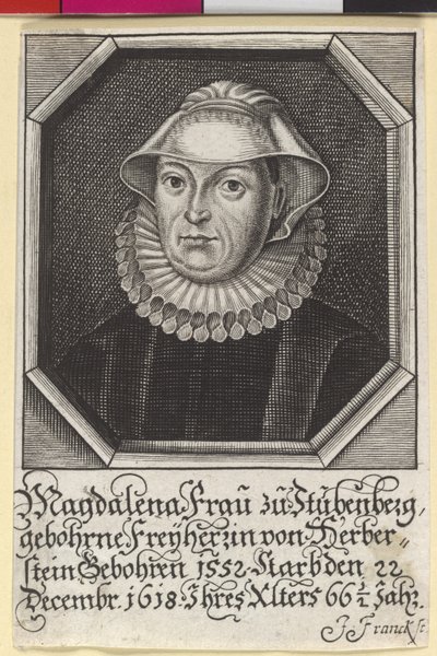 Magdalene baronne Herberstein - Artist Unknown