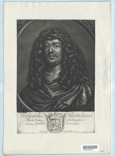 Margrave de Baden-Baden Ferdinand Maximilien - Artist Unknown