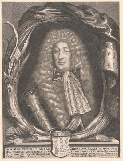 Margrave de Brandebourg-Bayreuth Christian Ernst - Artist Unknown