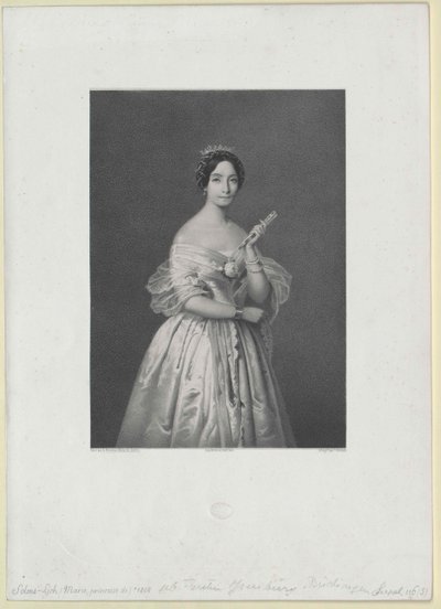 Maria princesse Ysenburg et Buedingen - Artist Unknown
