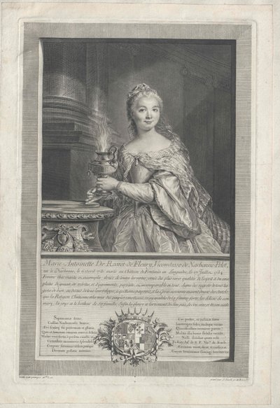 Marie Diane Antoinette de Rosset de Rocozel de Fleury - Artist Unknown