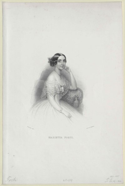 Marietta Forti - Artist Unknown