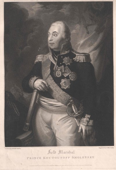 Mikhail Ilarinovich Golenishchev Prince Kutuzov-Smolensky - Artist Unknown