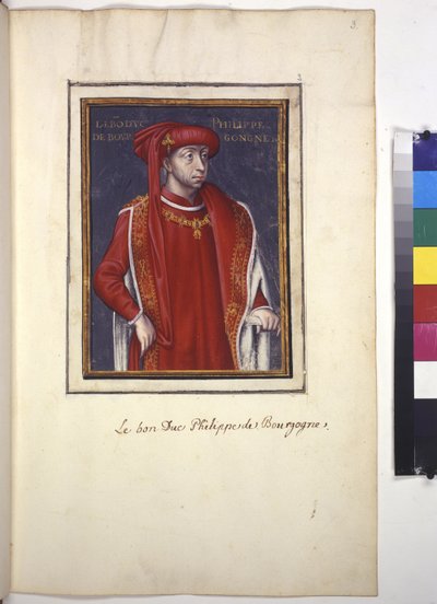 Miniature, :, Philippe III . le bon - Artist Unknown