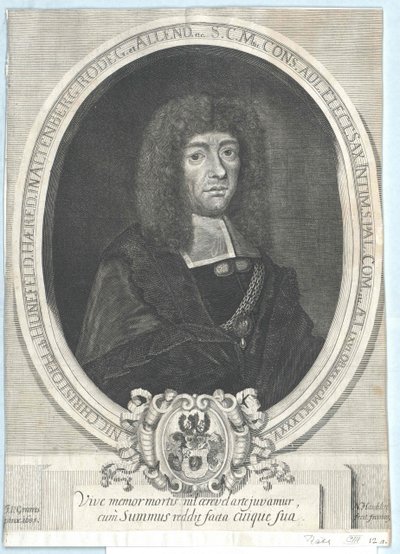 Nicolaus Christoph von Huenefeld - Artist Unknown