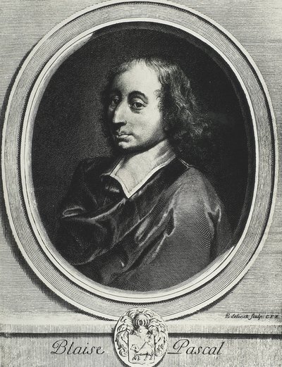PASCAL, Blaise (1623-1662). Mathématicien, physicien et philosophe français. Gravure - Artist Unknown