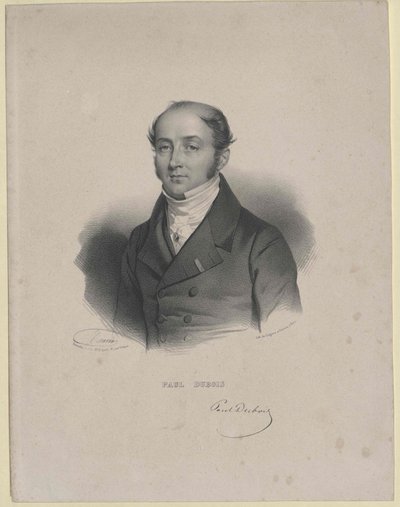 Paul Baron Dubois (print) - Artist Unknown